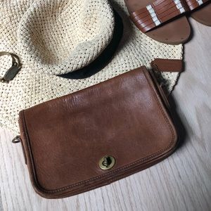Vintage Coach Brown Leather Purse